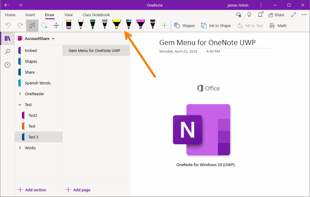 office 2019 onenote