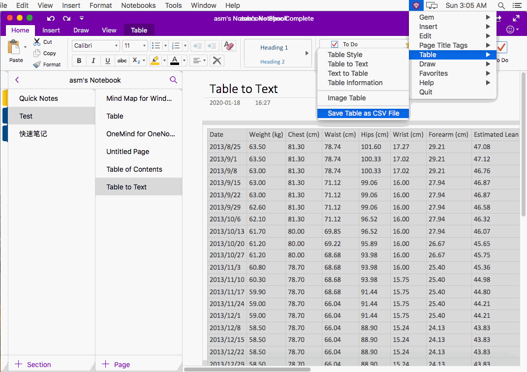 excel for mac save as
