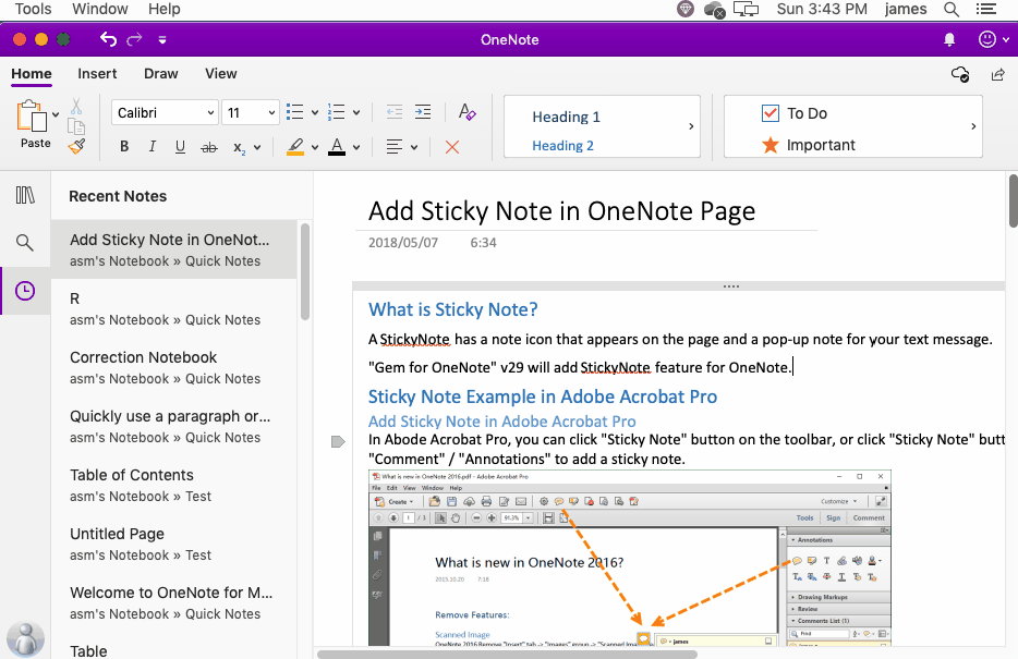 install onenote on mac