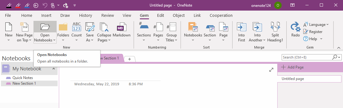 microsoft onenote book