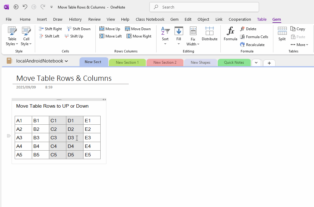 Select Table Columns