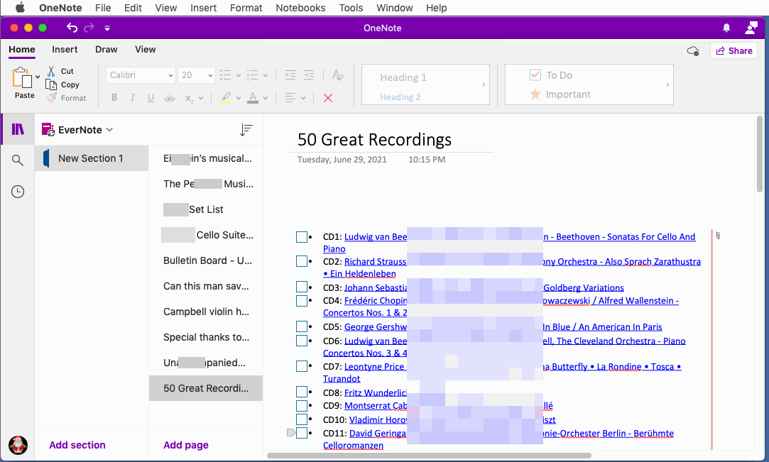 View Imported Notes in OneNote after Synced