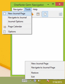 OneNote Daily Journal