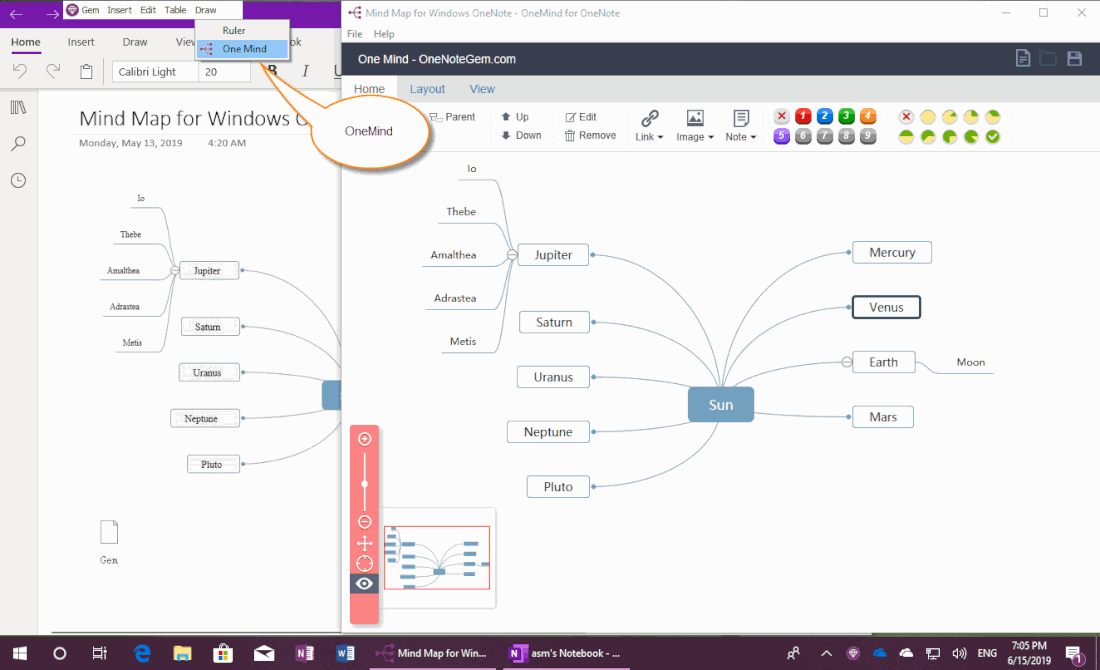 Open the OneMind Editor to Edit the Mind Map