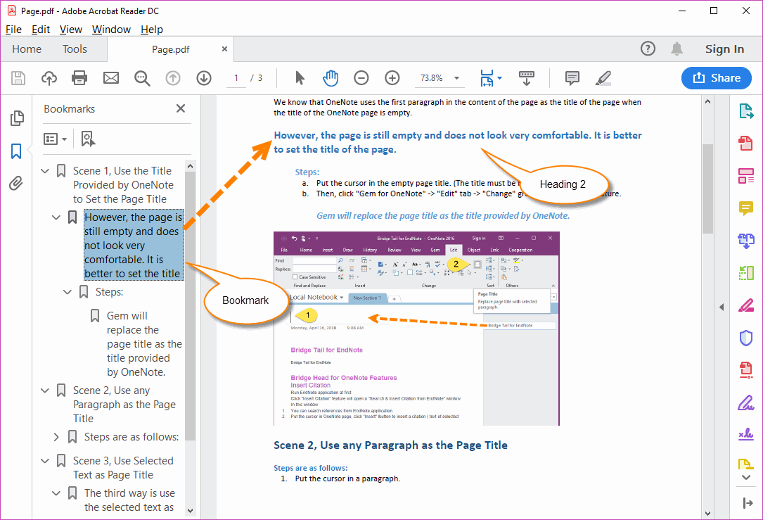 PDF File with Bookmarks 