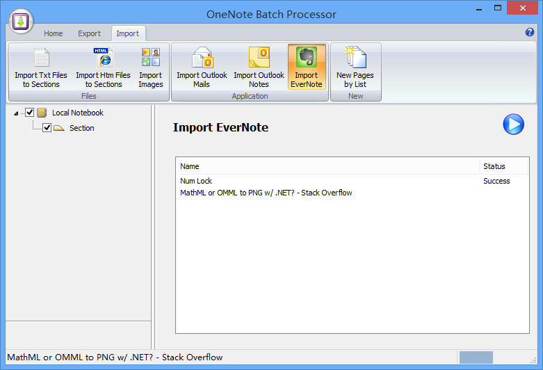 Import Evernote Enex Files To OneNote Office OneNote Gem Add Ins