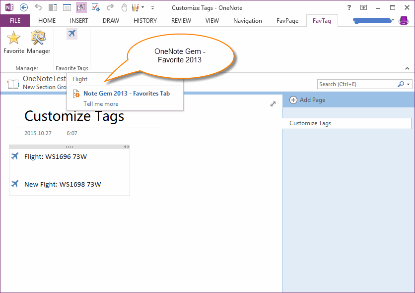 Sync these Favorite Tags to another Computer