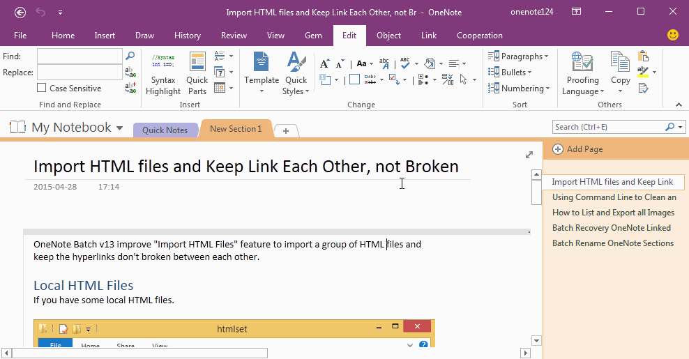 Save OneNote Page as PDF File, and Keep the Page Background Color