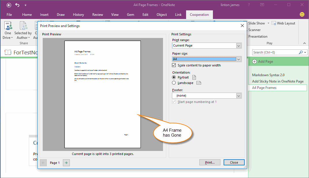 How To Insert Page Breaks For Printing Onenote Alwaysopm