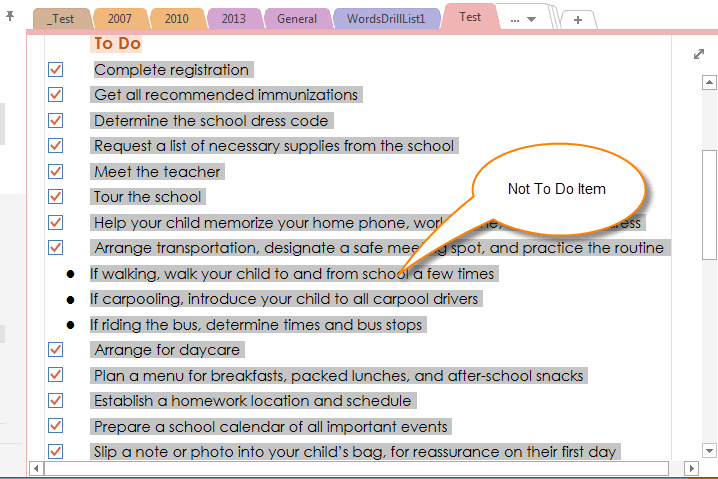 How To Uncheck All To Do Tags In OneNote Office OneNote Gem Add Ins