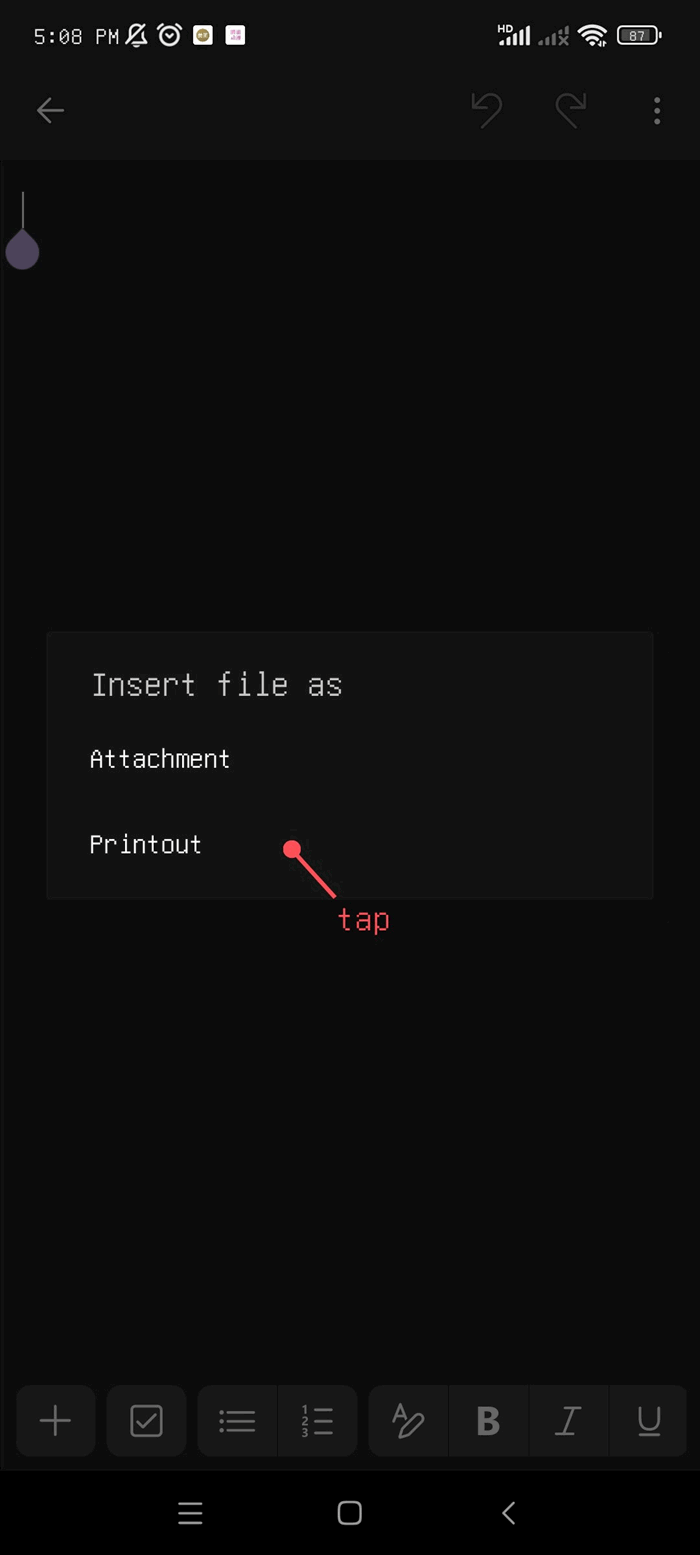 Insert file As