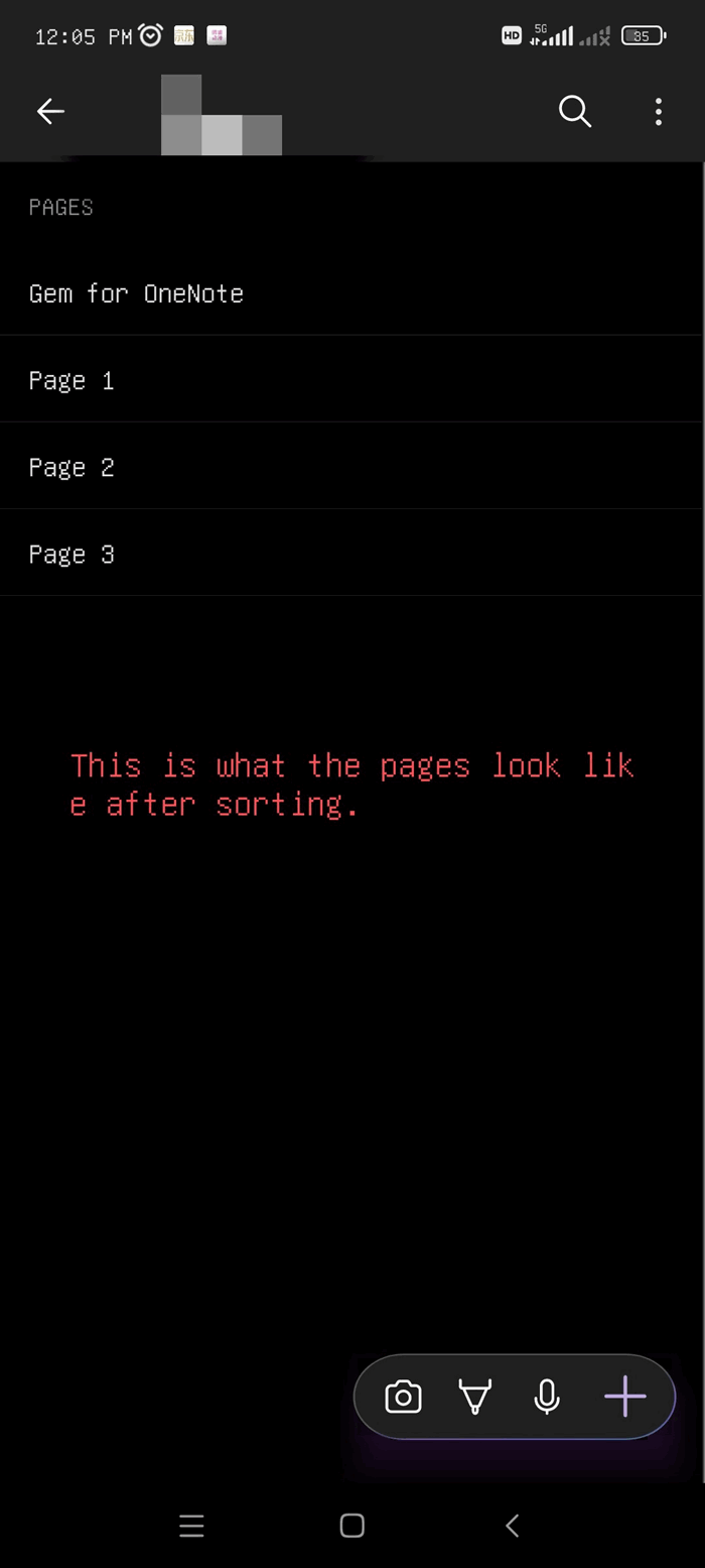 order pages