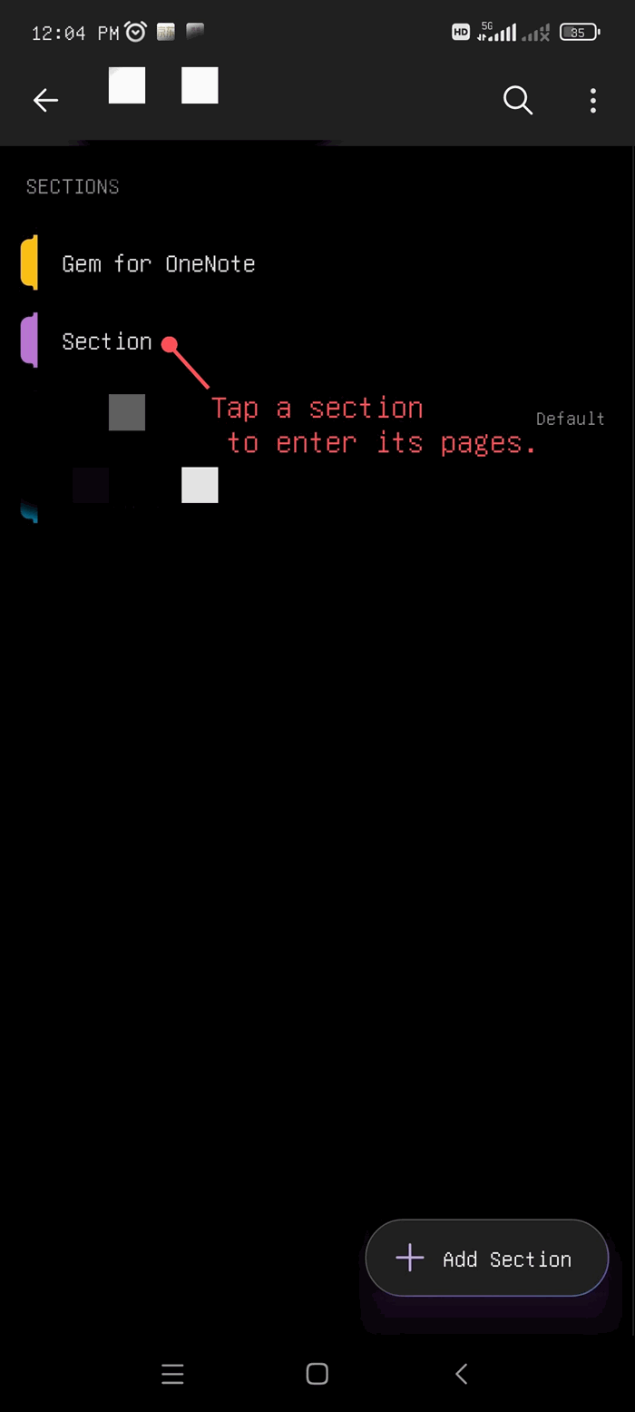 section-list