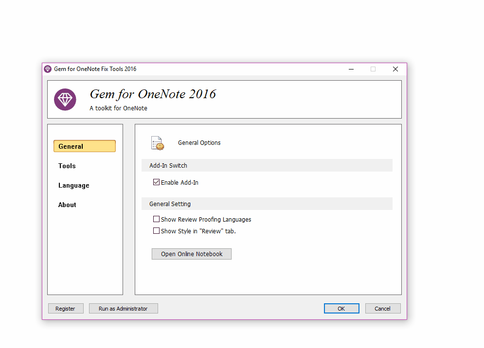 Gem add Custom Text Styles in OneNote Review tab, this make easy to set up keyboard shortcuts for styles.