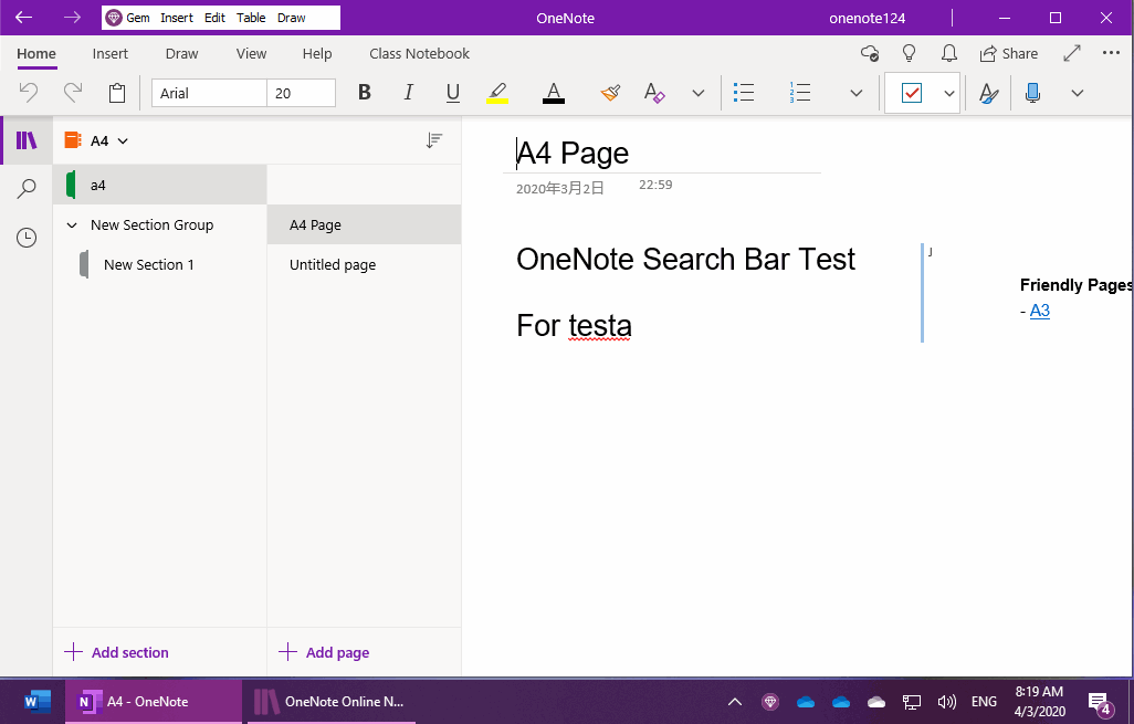 microsoft onenote account