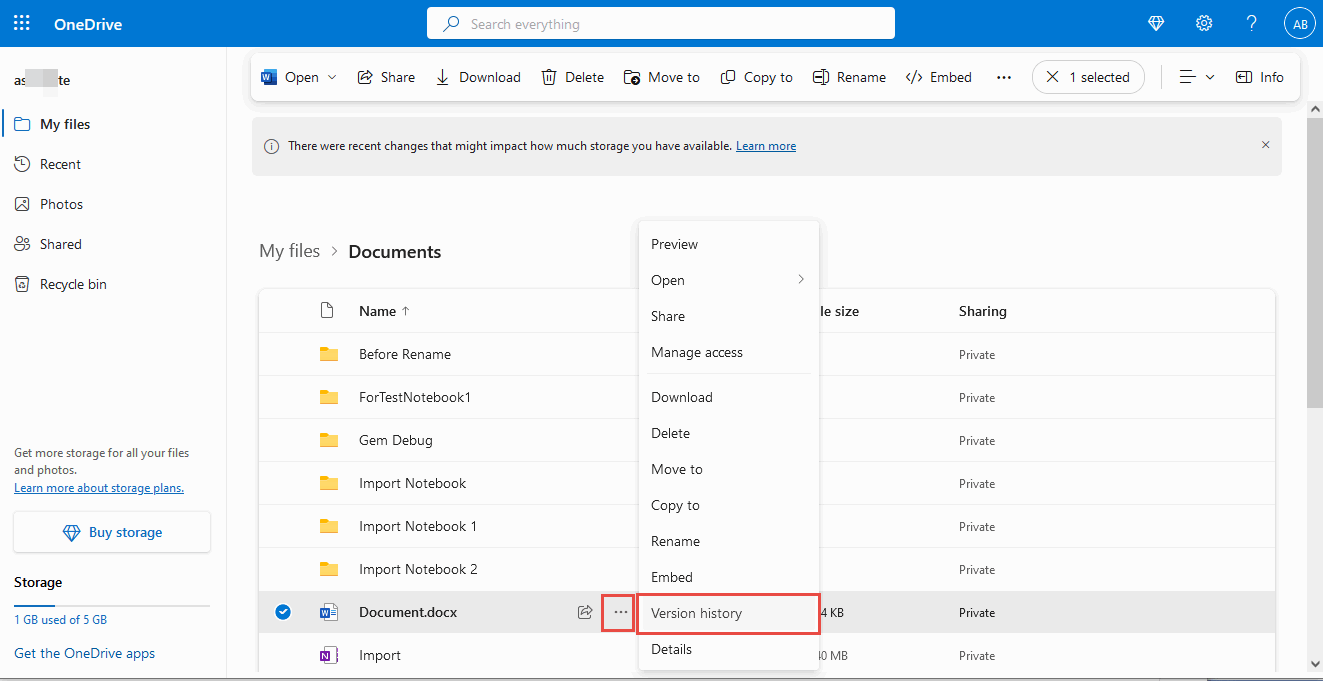 How To View Version History Of Word Document On OneDrive Office 