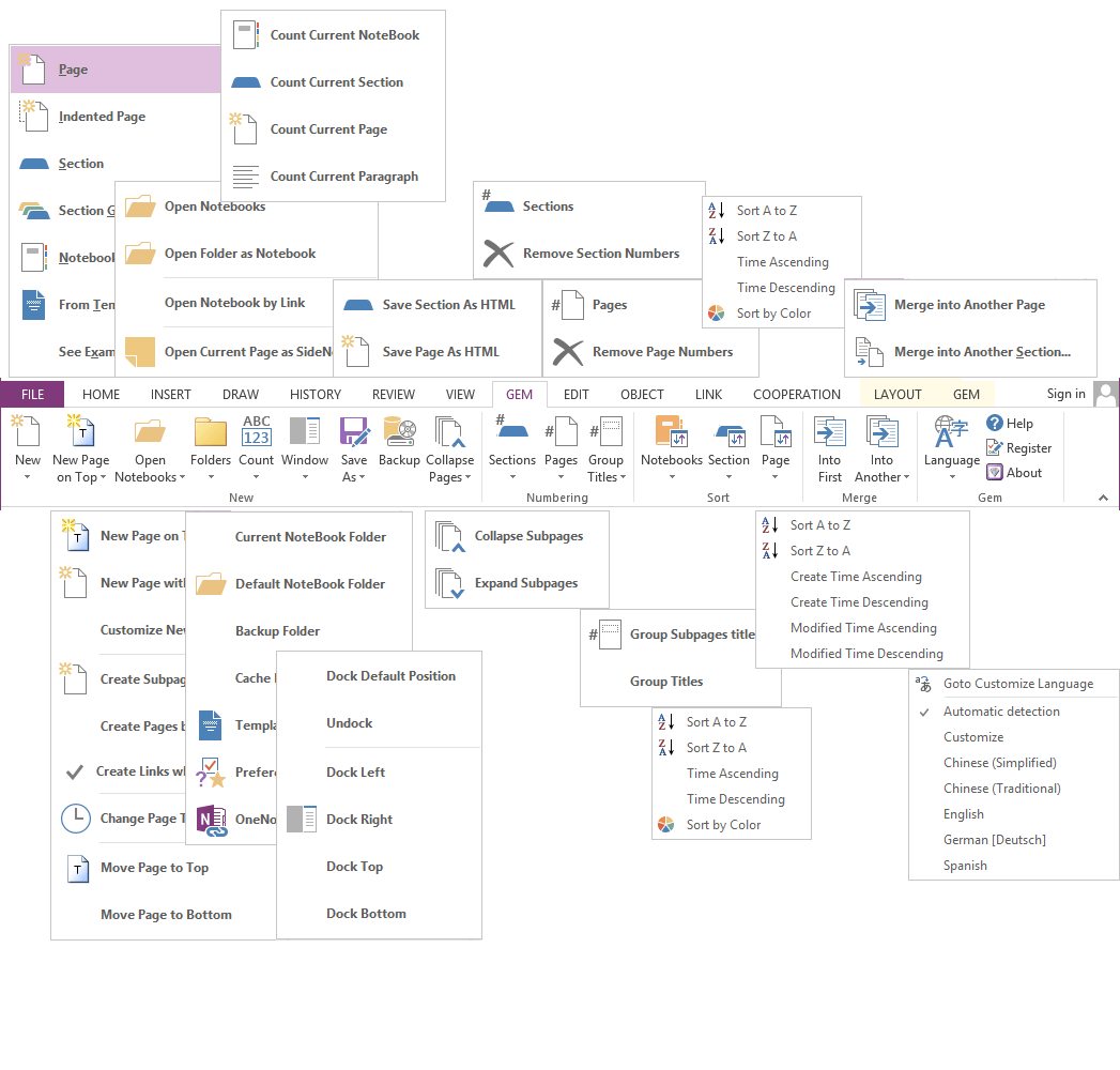 Gem For OneNote Office OneNote Gem Add Ins