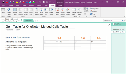 onenote for mac sort column